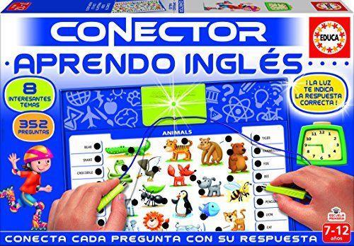 Educa Borrás Conector, Gioco educativo (Versione Spagnola) Imparo l'inglese sin Talla