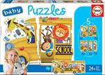 Educa Borras Baby Puzzles School Bus Puzzle, Colore Vario, 17575