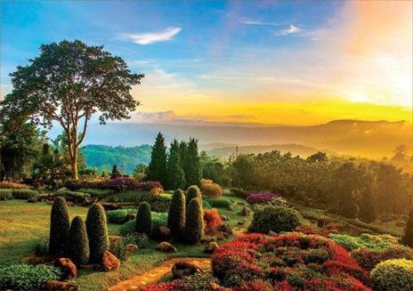 Puzzle da 1000 Pezzi. Bellissimo Giardino - 2