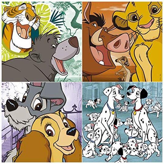 Educa Borrás Puzzle Progressivi da 12, 16, 20 e 25 pezzi, Disney Animals, a partire da 36 mesi (18628), colore/modello assortito - 2