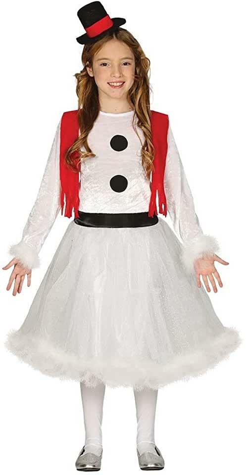 Costume bambina pupazzo di neve. Da 7 anni