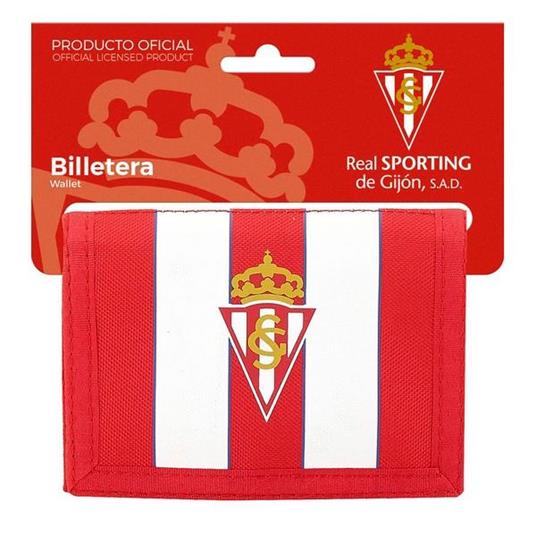 Portafogli Real Sporting de Gijón Bianco Rosso