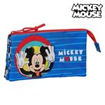 Portaoggetti Triplo Mickey Mouse Me Time Rosso Azzurro