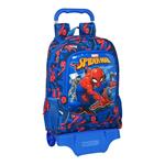 Trolley per la Scuola Spiderman Great Power Rosso Azzurro (32 x 42 x 14 cm)