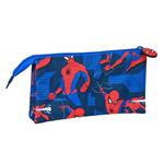Astuccio Scuola Spiderman Great power Rosso Azzurro (22 x 12 x 3 cm)