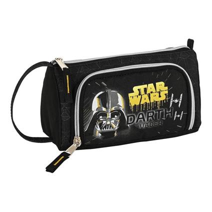 Astuccio Scuola Star Wars Fighter Nero (20 x 11 x 8.5 cm)