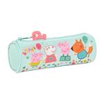 Astuccio Scuola Cilindrico Peppa Pig Cosy corner Azzurro Chiaro (20 x 7 x 7 cm)