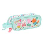 Astuccio Scuola Peppa Pig Cosy corner Azzurro Chiaro (21 x 8 x 6 cm)