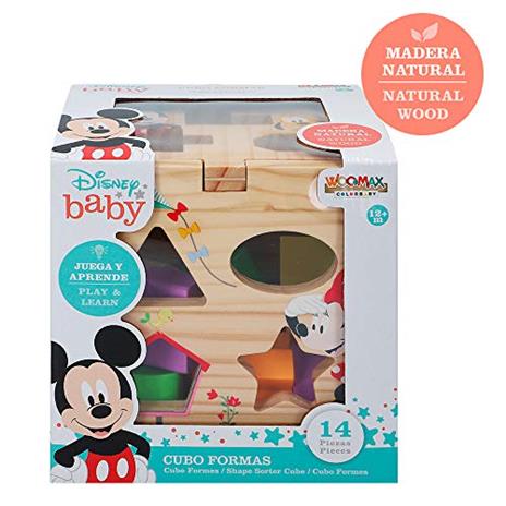 WOOMAX -Disney Cestino Forma Legno 15 cm - 4
