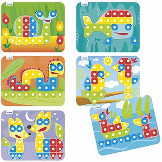 Set 6 Schede Per Chiodini Giganti