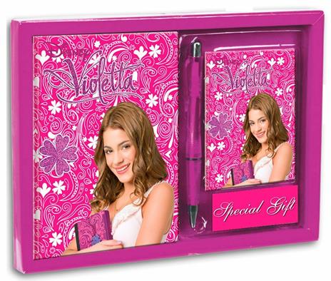 Set diario + notepad Violetta - 2