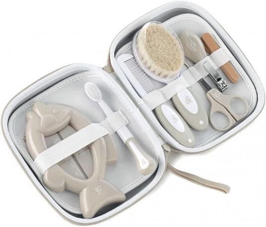 Jane Set Igiene Neonato Beauty Kit Colore Grigio Sand