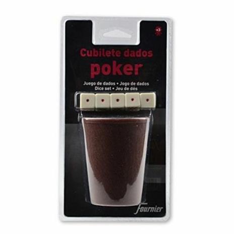 Bicchiere con Dadi da Poker Fournier F29451 - 3