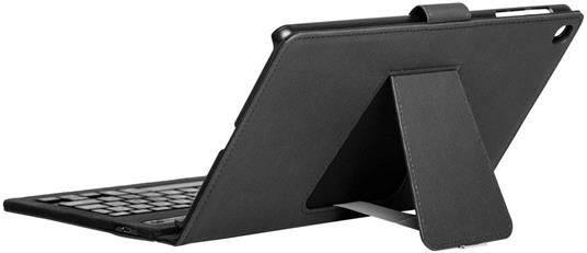 Custodia per Tablet e Tastiera Silver HT Galaxy Tab A8 Nero