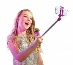 Selfie Mic Rosa. Microfono + Strumenti Selfie - 9