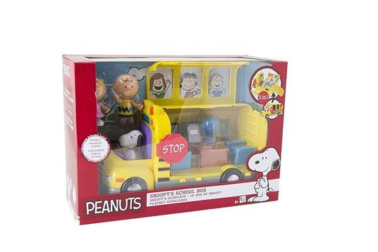 Peanuts. Playset Scuolabus Con 5 Figure - 30