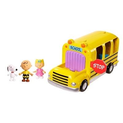 Peanuts. Playset Scuolabus Con 5 Figure - 113