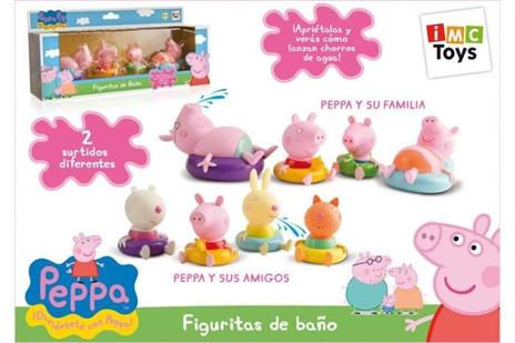 Imc Toys 360037 Peppa Pig. Figurine per Il Bagno Assortimento