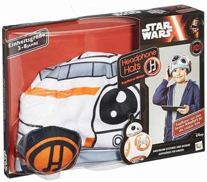 Star Wars Cappello BB-8 con Cuffie Taglia Bambino 3-8 Anni