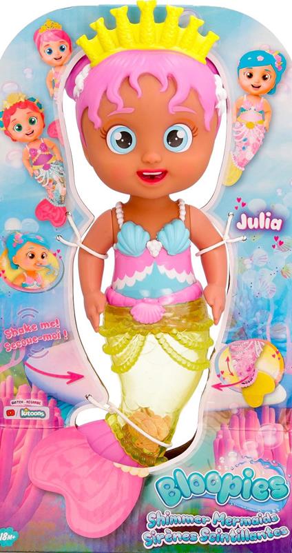 Bloopies Shimmer Mermaids Julia