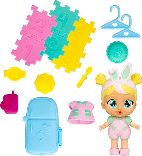 Cry Babies Cucina Di Chloe, Bambola con Mini Playset, Con 14+ Accessori - 3