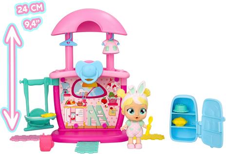 Cry Babies Cucina Di Chloe, Bambola con Mini Playset, Con 14+ Accessori - 4