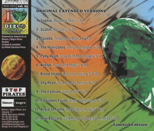 I Love Disco Diamonds 23 - CD Audio - 2