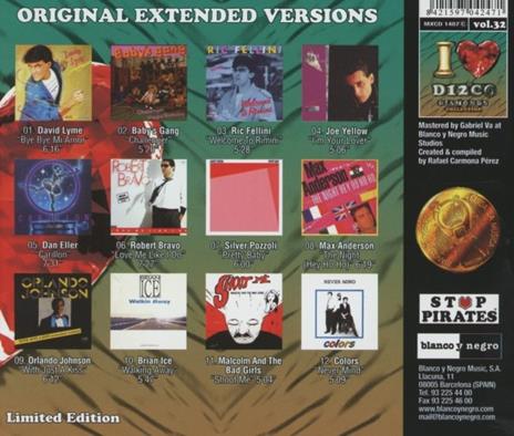 I Love Disco Diamonds 32 - CD Audio - 2