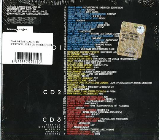 Festival Hits - CD Audio - 2