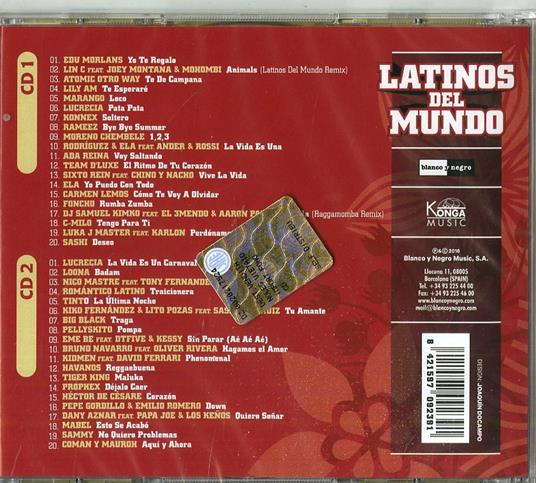 Latinos del mundo - CD Audio - 2