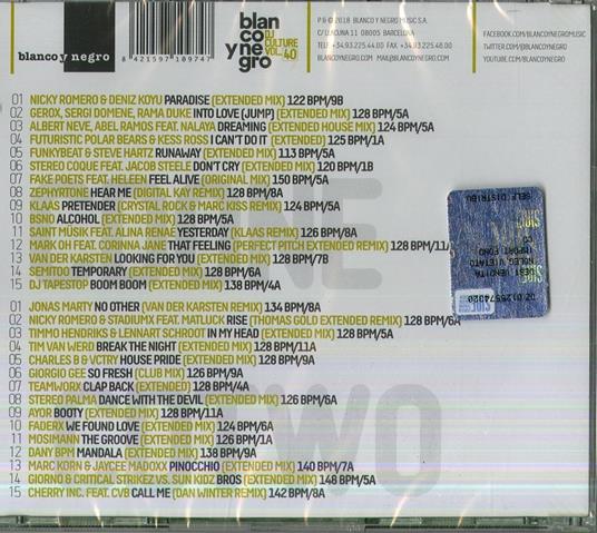 DJ Culture vol.40 - CD Audio - 2