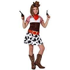 Costume Cow Girl Bambina 7/9 Anni 15973 - 73