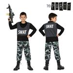 Costume per Bambini Poliziotto swat (2 Pcs) 7-9 Anni