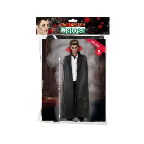 ATOSA Vampire Cape S / Rab. 140 cm Adulto Uomo Nero