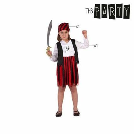 Costume per Bambini Pirata Rosso - 3