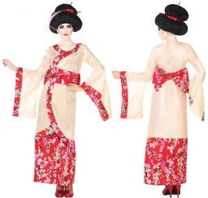 Costume Per Adulti Geisha Rosa 2 Pezzi Xs/S - 2