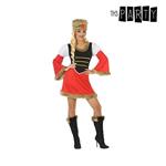 Costume Per Adulti Russa Rosso 2 Pezzi Xl