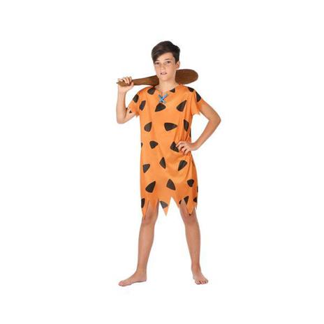 Costume Per Bambini Cavernicolo Arancio 1 Pezzo 5-6 Anni