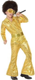 Atosa-56905 Costume Disco, Colore: Oro, 5-6 Anni (56905)