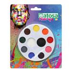 Pittura da Viso Shine Inline Multicolore Tavolozza Inchiostro a base d'acqua