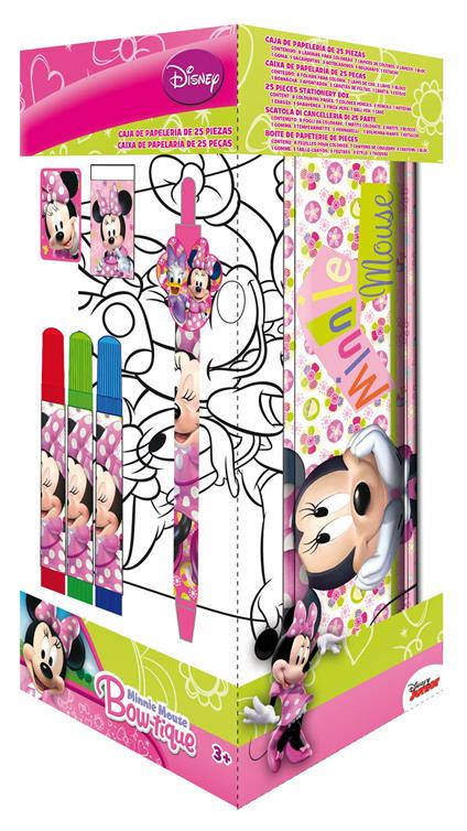 Cancelleria Cubo 25 Pz Minnie