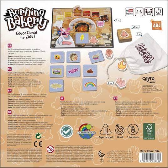 Burning Bakery. Gioco da tavolo - 2