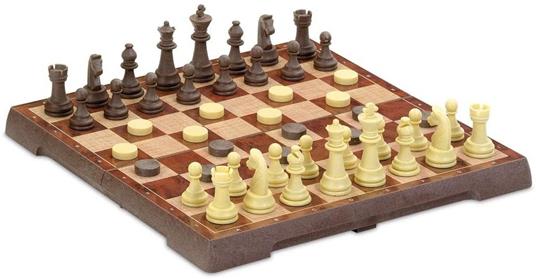 MAGNETIC CHESS AND DRAUGHTS BIG - 2