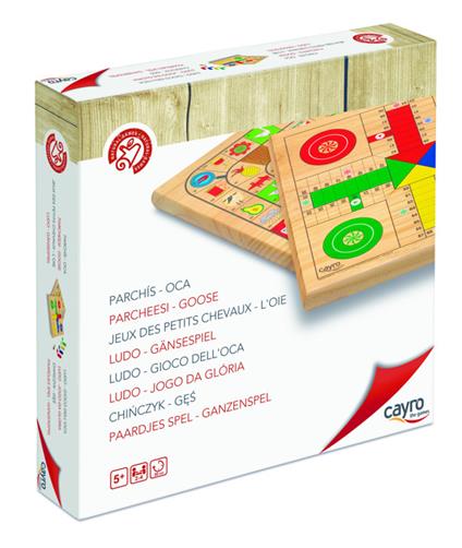Ludo e Gioco Dell'Oca In Legno