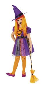 Rubies: Witches - Costume Strega Viola Superstar (Vestito, Cappello Tg. L)