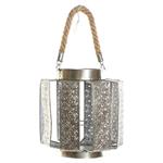 Candelabro DKD Home Decor Argentato Metallo Corda (21 x 21 x 22 cm)