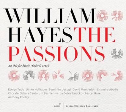 HAYES William - Passions (1750) - CD Audio