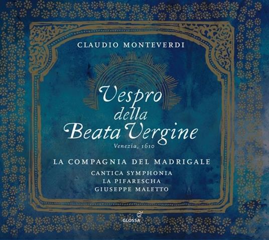 Vespro Della Beata Vergine - CD Audio di Claudio Monteverdi