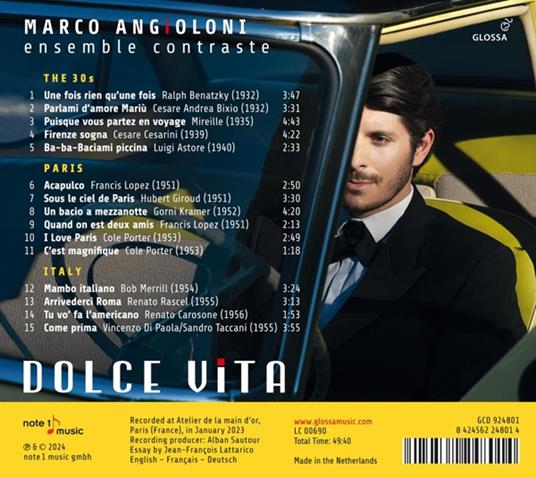 Dolce Vita - CD Audio di Marco Angioloni - 2