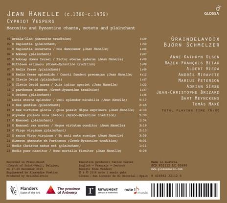 Cypriot Vespers - CD Audio di J. Hanelle - 2